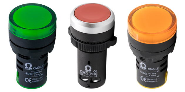 Đèn báo, nút nhấn Ø22 Compact